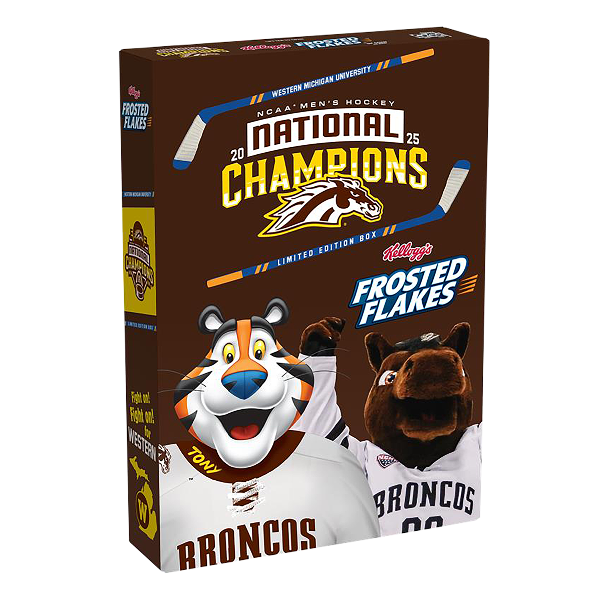 Frosted Flakes X WMU Hockey Champs box