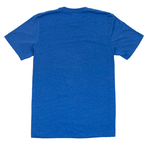 Back view of the Cool Cat Basketball T-Shirt showcasing soft heathered fabric designed for sporty and casual wear.