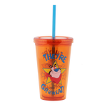 A bright orange Tony the Tiger™ tumbler featuring his smiling face and the iconic phrase 